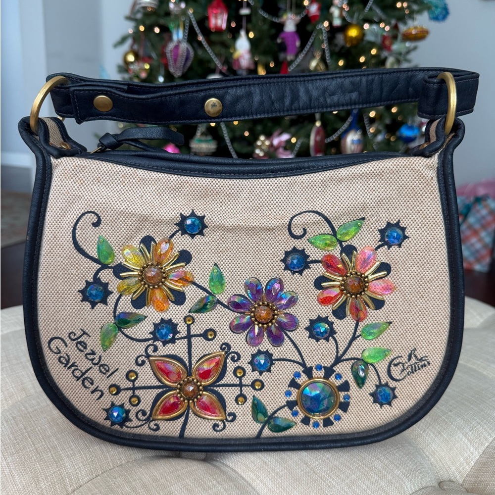 Enid Collins Jewel Garden Vintage Shoulder Bag